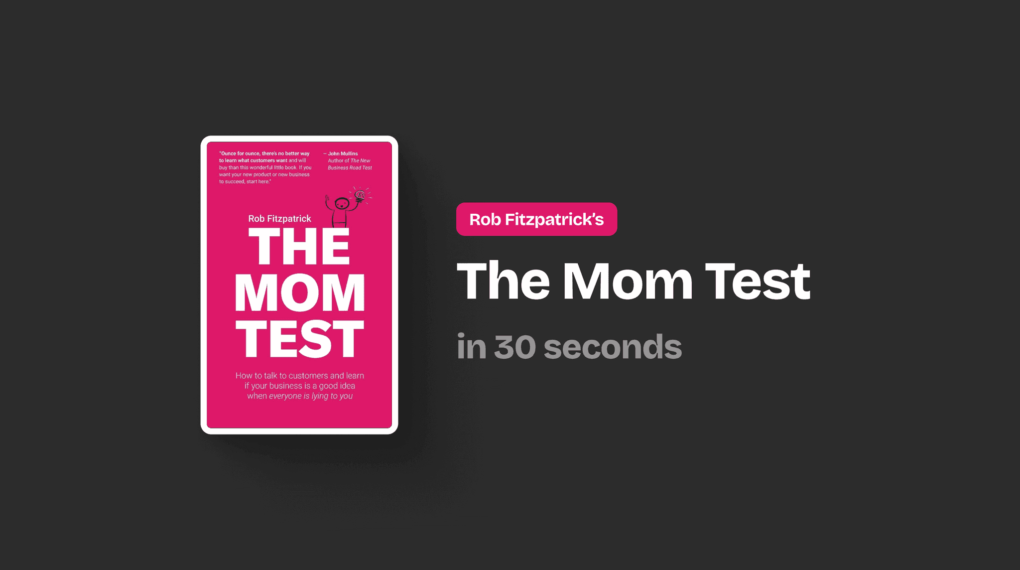 The Mom Test template preview